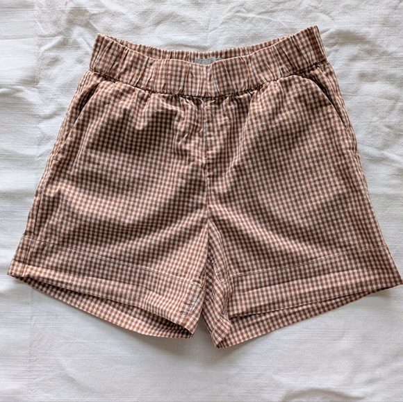 Everlane 5" Gingham Easy Shorts - Picture 2 of 8